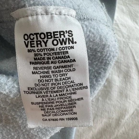 Classic Gray Sweatshirt with Embroidered Logo - Picture 5 of 5